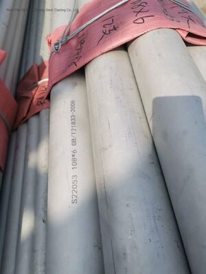 Cold-Drawn Duplex Stainless Steel Pipe S31803 with Bright Surface and OD 6-630mm