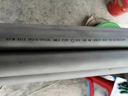 ASTM A312 TP316L Cold-Drawn Seamless Stainless Steel Pipe with Polished Surface