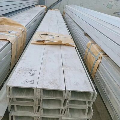 Hot Rolled Bright Surface Stainless Steel U Channel Bar 30*30-100*100mm for Structural Applications