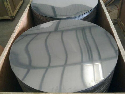 SUS410 0.45mm Thickness Cold Rolled Polished Surface Stainless Steel Circle Disc Custom Diameter