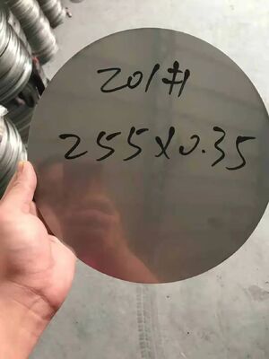 201 Grade Cold Rolled BA Surface Stainless Steel Circle for Kitchen Appliances
