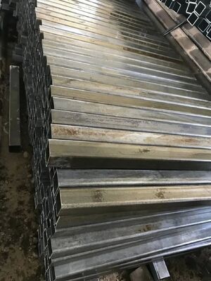 ASTM A-500 Steel Square Tube 100 X 50 X T3.0mm with Black Surface Treatment for Construction and Machinery