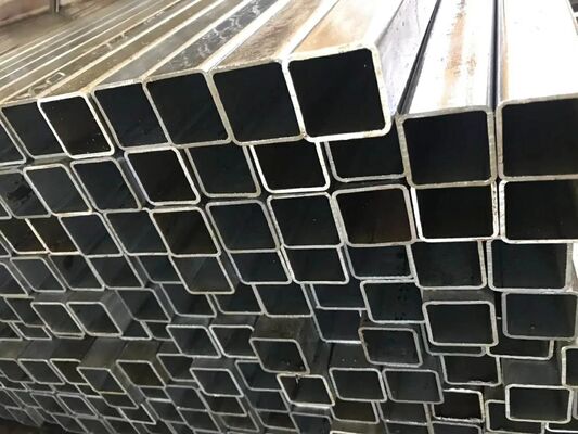 ASTM A-500 Steel Square Tube 100 X 50 X T3.0mm with Black Surface Treatment for Construction and Machinery