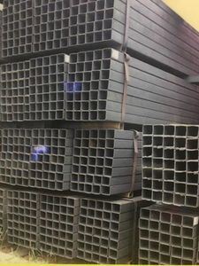 ASTM A500 Black Surface Square Hollow Section Steel Pipe with S355JR Grade for Structural Use