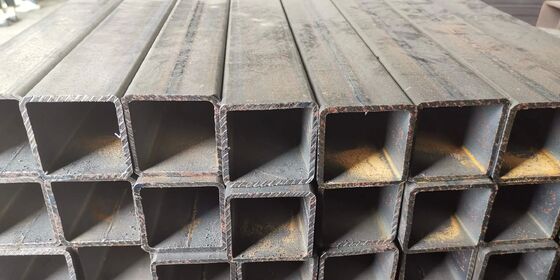 ASTM A500 Black Surface Square Hollow Section Steel Pipe with S355JR Grade for Structural Use