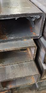 ASTM A500 S275JR Square Steel Pipe with Black Surface Treatment for Structural Applications