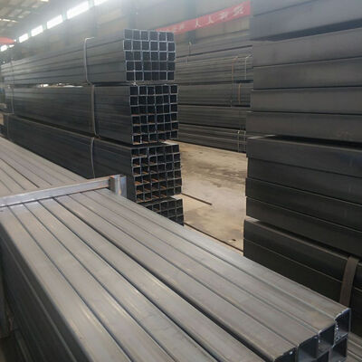 S355JR Carbon Steel Seamless Square Tube with Black Surface Treatment in 30*30-500*500 Sizes