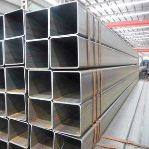 Black Surface Treatment Square Steel Tube with 30*30-500*500 Size Range and Galvanized or Painted Surface