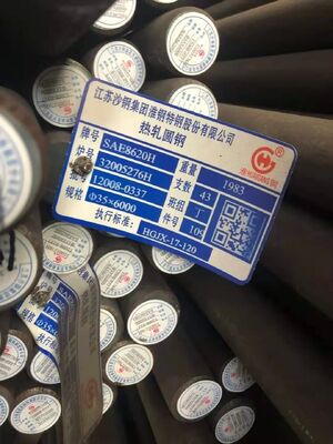 SAE8620H Alloy Steel Round Bar with Polished Surface, High Hardenability, and Good Weldability