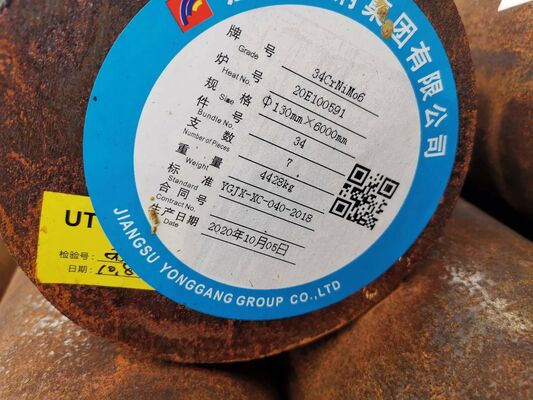 Hot Rolled DIN 34CrNiMo6 Alloy Steel Round Bar 20mm - 380mm Diameter