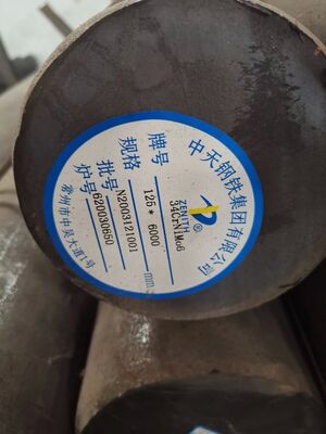 34CrNiMo6 Hot Forged Steel Round Bar Alloy Steel Bar with Quenching and Tempering 20mm-380mm Diameter