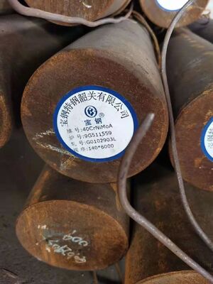 SAE4340 Quenching and Tempering Forged Steel Round Bar with Polished Surface