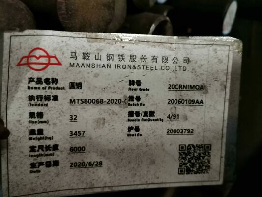 Quenched and Tempered SAE8620 Alloy Steel Round Bar with High Hardenability and Good Weldability