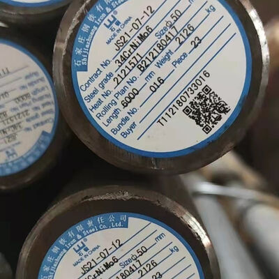 34CrNiMo6 Alloy Steel Round Bar with Polished Surface and OD 15-350mm for Mold Steel Applications