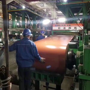 275 G/M2 Zinc Coating Prepainted Color Steel Coils with Silicon Micron Polyester for Container Plate Applications