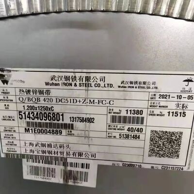 Z275 Zinc Coating Galvanized Steel Coil and Sheet with Regular Spangle for Container Plate Application