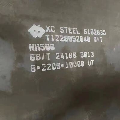 Hot Rolled Wear Resistant Steel Plate NM400 NM450 NM500 in Size 2000*8000mm for Heavy Industrial Use