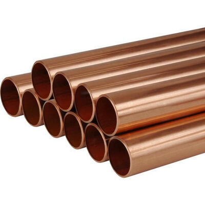 ASTM UNS C10100 Oxygen Free Red Copper Seamless Tube for High Conductivity Applications