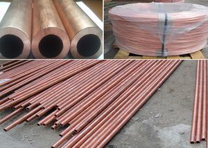 ASTM C10100 C10200 Round Copper Pipe and Tube with OD 6-630mm for Air Conditioner and Industrial Use