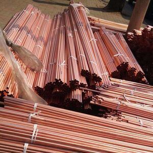 ASTM B152 Non-alloy Copper Pipe 8mm Straight Tube for Air Conditioning