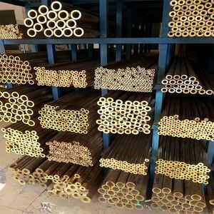 59% Copper Brass Hollow Rod Wearproof 6mm Brass Bar for Construction