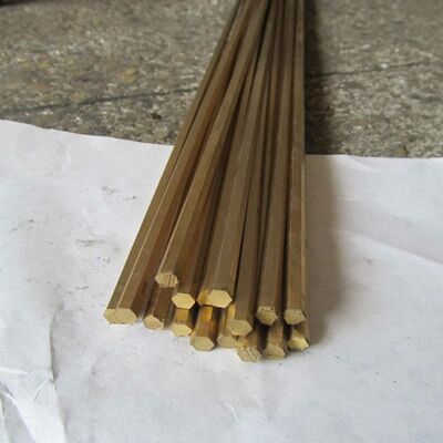 Fadeless Polished Brass Flat Bar with Anodizing Surface and 10mm Diameter Metal Rod