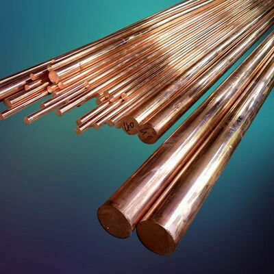99.99% Pure Copper Round Bar Custom C110 ASTM Standard Copper Rod