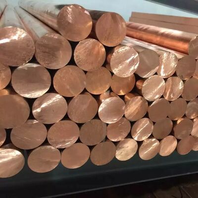 ASTM Standard Copper Round Bar C10100 C10200 C10300 C10400 C10500 C10700 C11000 C11300 C12000 with 4 - 250mm Diameter