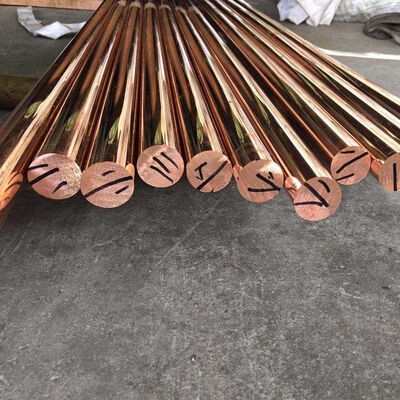 C12000 (TP2) Phosphorous Deoxidized Copper Bar Diameter 4 - 300mm Custom Cutting Any Length