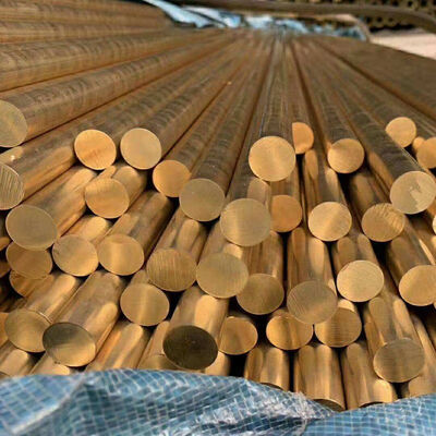CuZn33 Alloy Brass Round Bar in 6m Length Brass Copper Rod with Corrosion Resistance