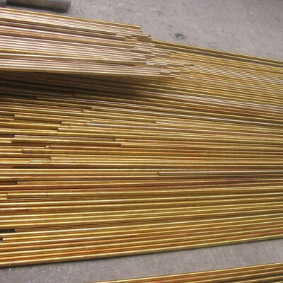 CuZn33 Alloy Brass Round Bar in 6m Length Brass Copper Rod with Corrosion Resistance