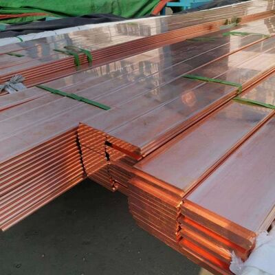 C11000 ASTM Standard Copper Flat Bar Red Copper Strip 6*3-300*50mm for Structural Applications