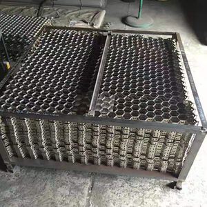 Stainless Steel Punching Hole Wire Mesh with Twill Weave Technique for Boiler Applications