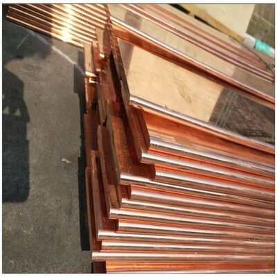 C11000 C1100 CU-ETP T2  Copper Flat Bar  For Electrical With Chemical Composition  99.99% ASTM Standard