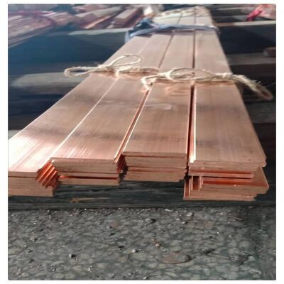 C11000 C1100 CU-ETP T2  Copper Flat Bar  For Electrical With Chemical Composition  99.99% ASTM Standard