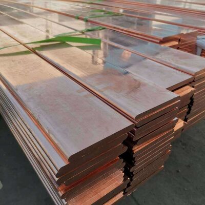 C11000 C1100 CU-ETP T2  Copper Flat Bar  For Electrical With Chemical Composition  99.99% ASTM Standard