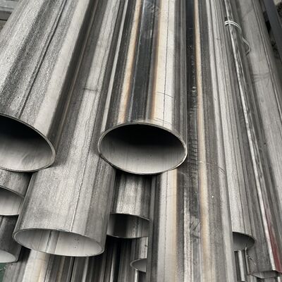 304 Stainless Steel Welded Pipe 18/8 Stainless Tube ASTM A312 Standard For Industrial Pipeline