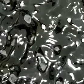 Яркая поверхность воды в водовороте Нержавеющая сталь Листы пластины 4ft * 8ft с лазерной пленкой защитить 2