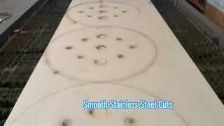 corte a laser de chapas de aço inoxidável